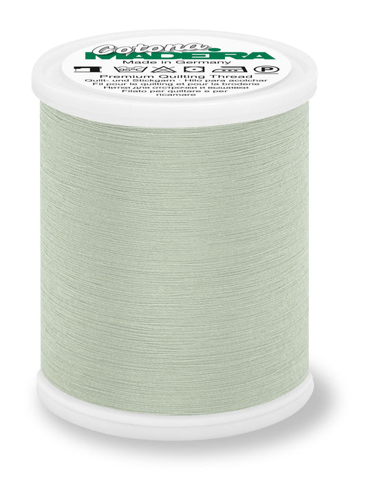 Madeira Cotona 50 | Cotton Machine Quilting & Embroidery Thread | 1100 Yards | 9350-618 | Pale Seafoam