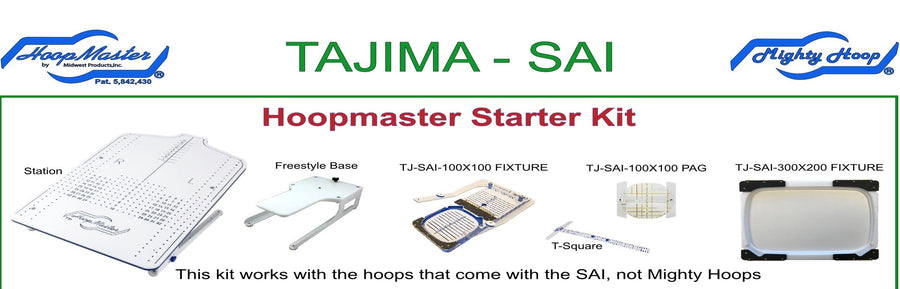 HoopMaster Hooping Station Kit for 8 needle Tajima SAI