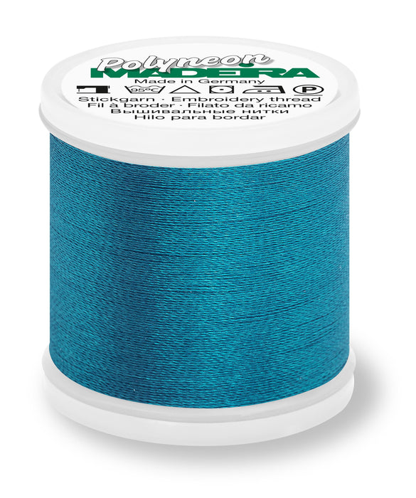Madeira Polyneon 40 | Machine Embroidery Thread | 440 Yards | 9845-1977 | Sapphire