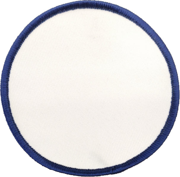 15 x 15 Blank Patch Fabric For Embroidery - White