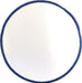 Round Blank Patch 5" White Patch w/Royal