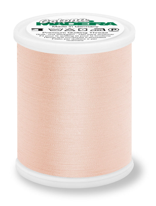 Madeira Cotona 50 | Cotton Machine Quilting & Embroidery Thread | 1100 Yards | 9350-585 | Light Peach