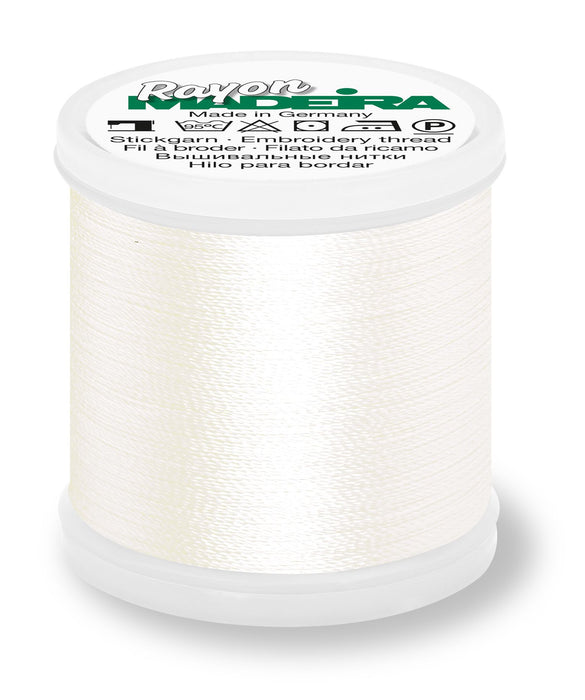 Madeira Rayon 40 | Machine Embroidery Thread | 220 Yards | 9840-1222 | Pale Yellow