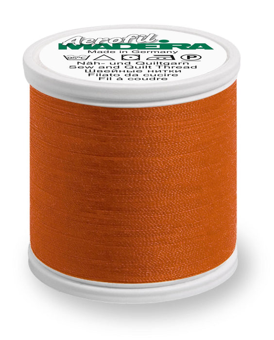 Madeira Aerofil 120 | Polyester Sewing-Construction Thread | 440 yards | 9125-8651 | Orange