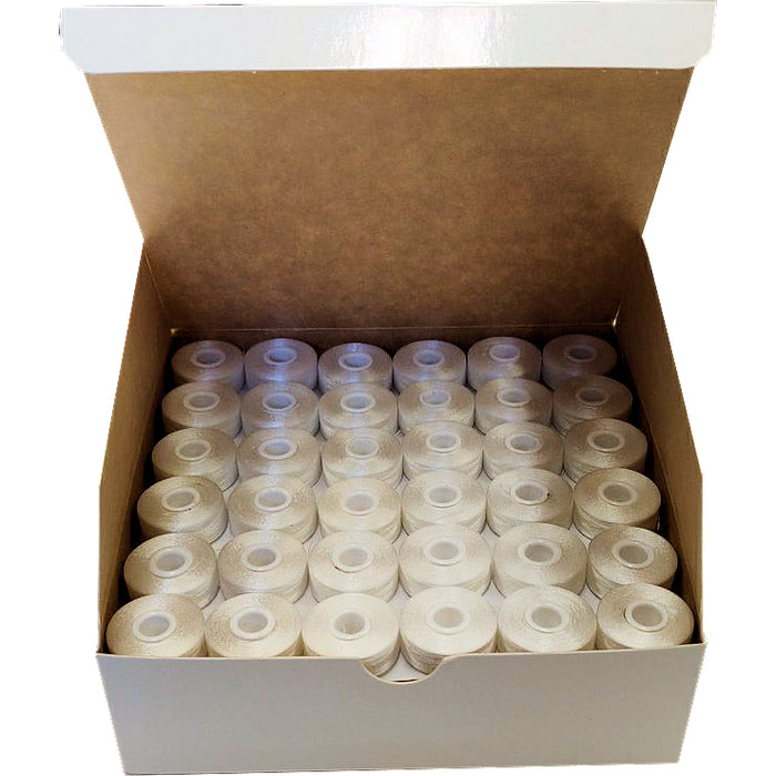 White L Style Paper Sided Bobbins- 144 count —
