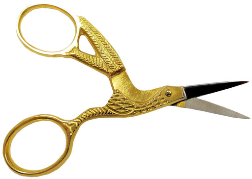  Skin/nail Care Small Scissors in Different Shapes and Sizes.  (Stork Scissor(Gold)) : Beauty & Personal Care