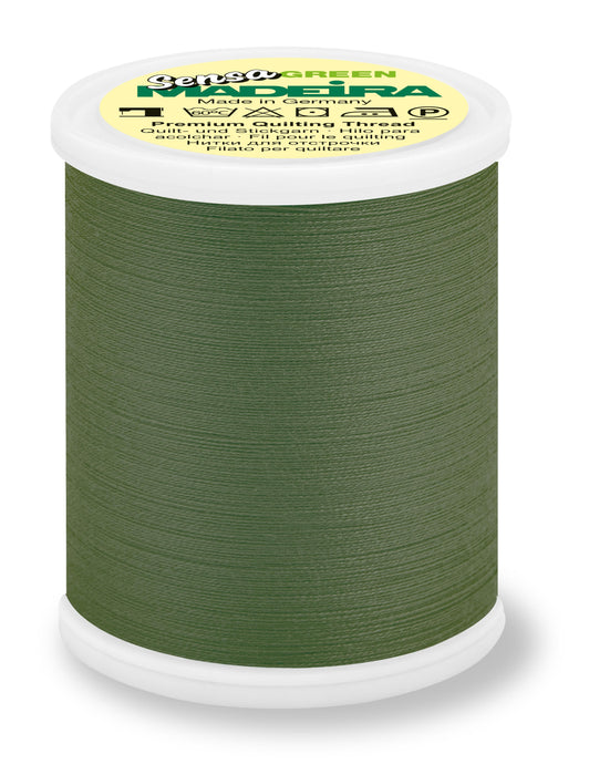 Madeira Sensa Green 40 | Quilting and Machine Embroidery Thread | 1100 Yards | 9390-495 | Crocodile