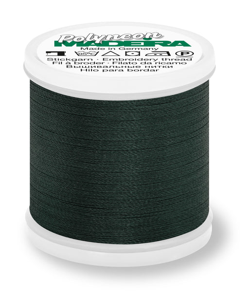 Madeira Polyneon 40 | Machine Embroidery Thread | 440 Yards | 9845-1798 | Herb Green