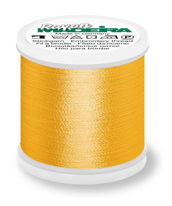 Madeira Rayon 40 | Machine Embroidery Thread | 220 Yards | 9840-1065 | Orange Sunrise