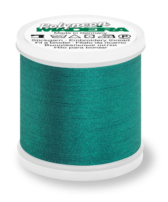 Madeira Polyneon 40 | Machine Embroidery Thread | 440 Yards | 9845-1685 | Wild Peacock
