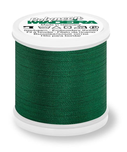 Madeira Polyneon 40 | Machine Embroidery Thread | 440 Yards | 9845-1703 |Bright Green