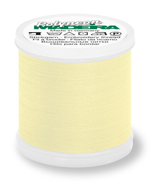 Madeira Polyneon 40 | Machine Embroidery Thread | 440 Yards | 9845-1666 | Pale Yellow