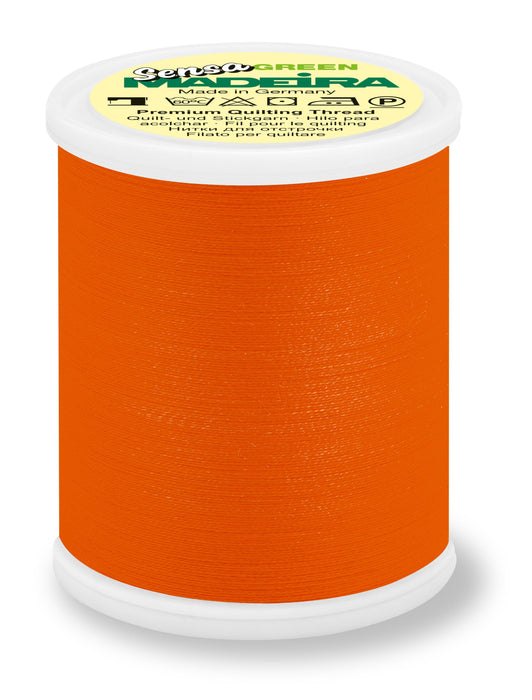 Madeira Sensa Green 40 | Quilting and Machine Embroidery Thread | 1100 Yards | 9390-378 | Camp Fire