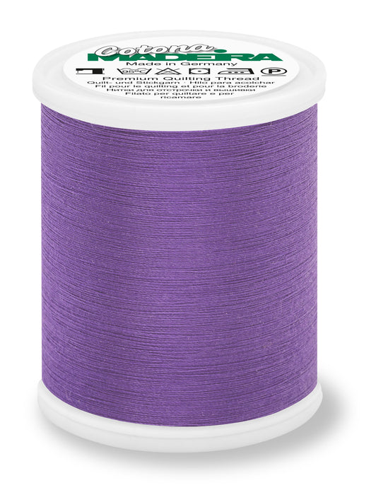 Madeira Cotona 50 | Cotton Machine Quilting & Embroidery Thread | 1100 Yards | 9350-643 | Grape