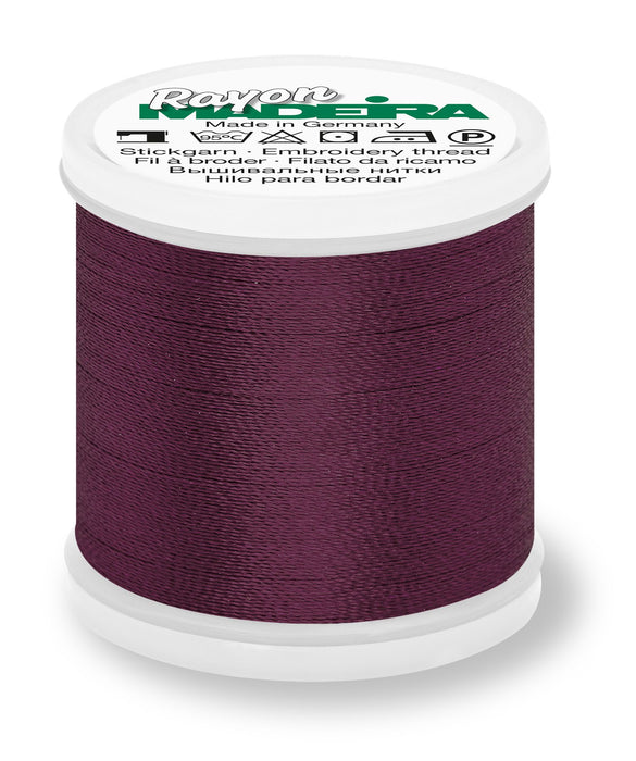 Madeira Rayon 40 | Machine Embroidery Thread | 220 Yards | 9840-1386 | Dark Chestnut