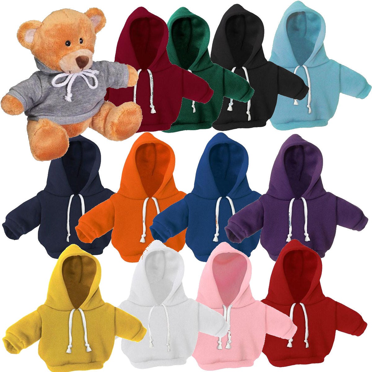 Small Bear Hoodies — AllStitch Embroidery Supplies