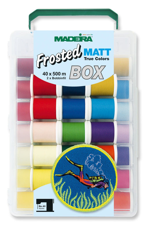 Madeira Frosted Matt | 40 Spools x 550 Yards | Softbox | Collection | 8088