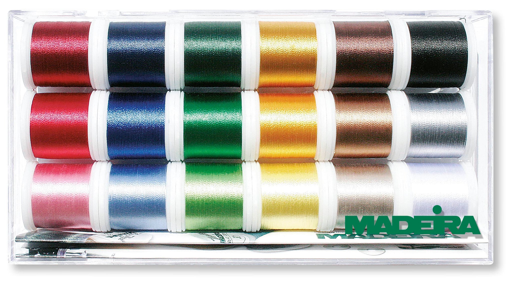 Madeira Thread Collection Madeira Polyester Thread Sets — AllStitch Embroidery Supplies