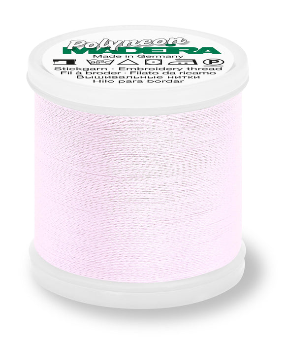Madeira Polyneon 40 | Machine Embroidery Thread | 440 Yards | 9845-1713 | Peach Blush