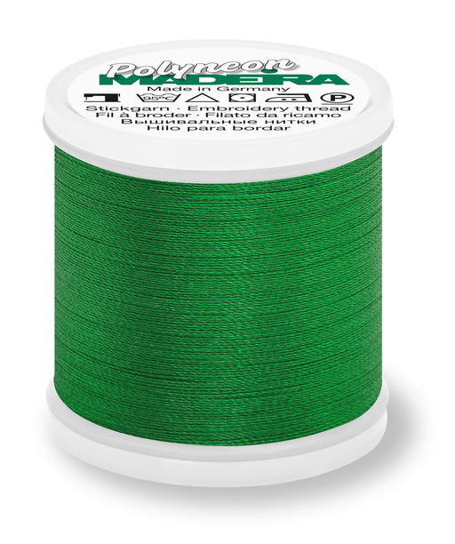 Madeira Polyneon 40 | Machine Embroidery Thread | 440 Yards | 9845-1651 | X-Mas Green