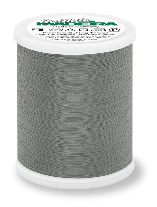 Madeira Cotona 50 | Cotton Machine Quilting & Embroidery Thread | 1100 Yards | 9350-730 | Slate Grey