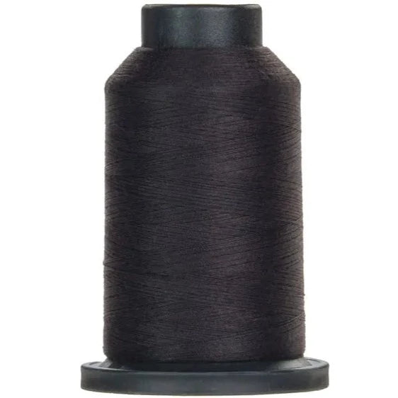 Huge Bobbin Thread for Sewing and Embroidery Machine Black White Set Colors 4500M Each (2 Black)