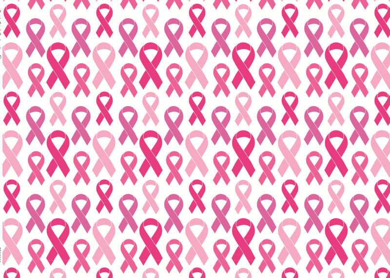 Quick Stitch Embroidery Paper: Breast Cancer Awareness Ribbon