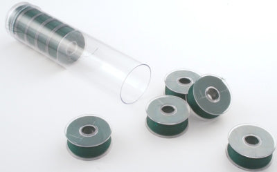 Clear-Glide Plastic Sided Embroidery Bobbins - Tubes of 8 Class 15