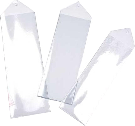 Clear Bookmark Sleeves, Set of 10 [SLEEVE-01] - $4.50 : Tatting Corner:  Supplies for Crocheting, Lacemaking, Tatting