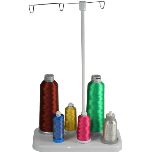 sleeri Spool Thread Holder Stand - 3 Spools Home Sewing Machine Accessories  Embroidery Thread Spool Cone Holder Stand Lightweight 