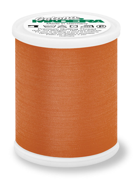 Madeira Cotona 50 | Cotton Machine Quilting & Embroidery Thread | 1100 Yards | 9350-603 | Spice