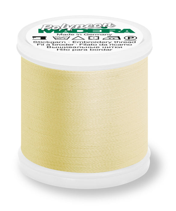 Madeira Polyneon 40 | Machine Embroidery Thread | 440 Yards | 9845-1626 | Peaches 'N' Cream