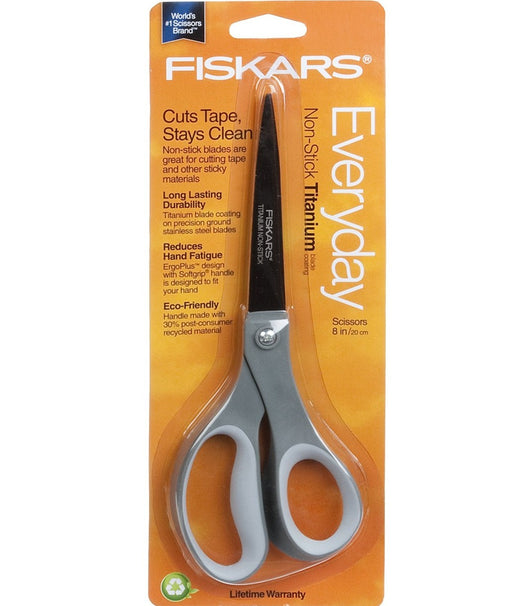 Fiskars 8'' Performance Softgrip Titanium Scissors