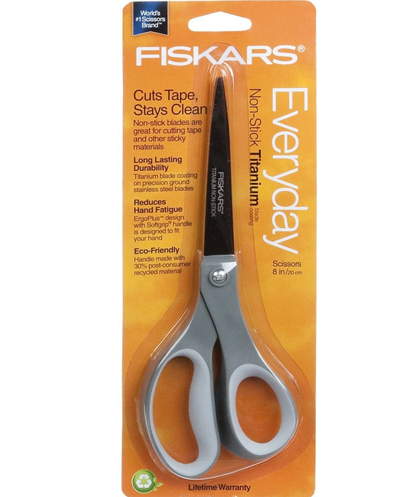 Fiskars Recycled All-purpose Scissors - Stainless Steel - Straight