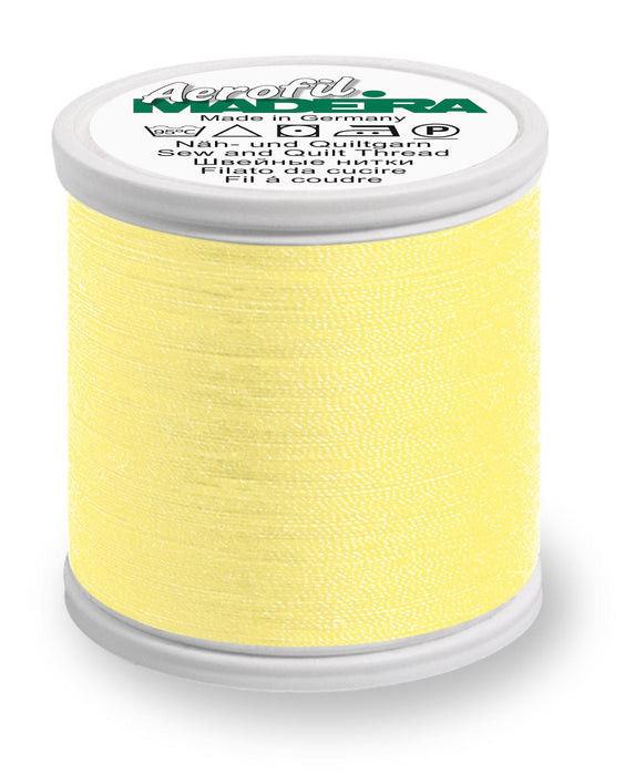 Madeira Aerofil 120 | Polyester Sewing-Construction Thread | 440 yards | 9125-8683 | Yellow