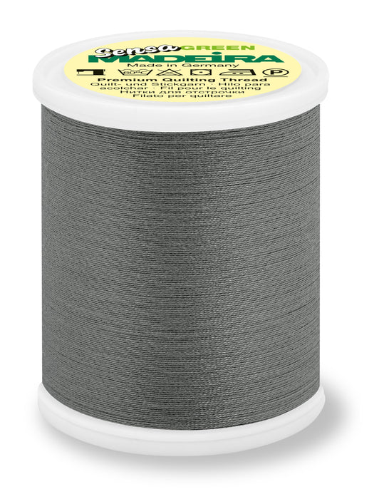 Madeira Sensa Green 40 | Quilting and Machine Embroidery Thread | 1100 Yards | 9390-361 | Slate Grey