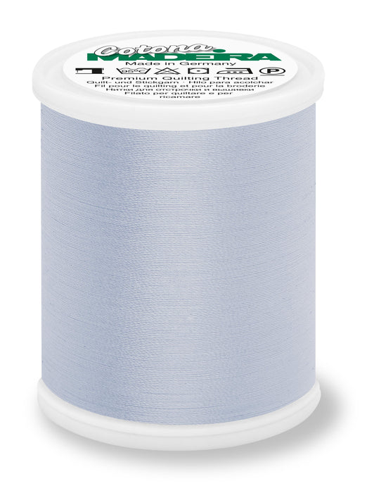 Madeira Cotona 50 | Cotton Machine Quilting & Embroidery Thread | 1100 Yards | 9350-746 | Sky Blue