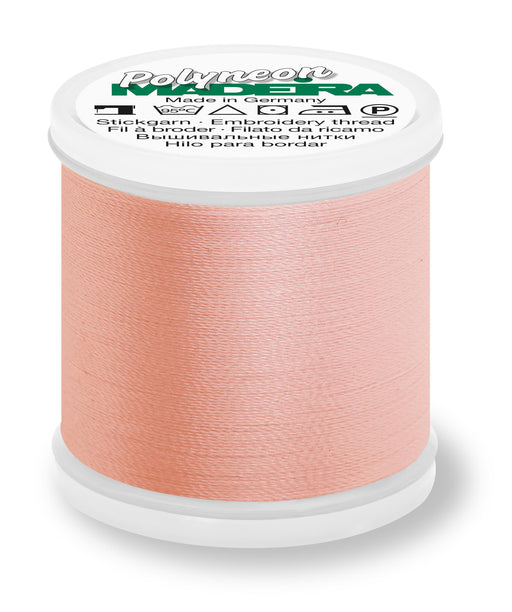 Madeira Polyneon 40 | Machine Embroidery Thread | 440 Yards | 9845-1817 | Peach