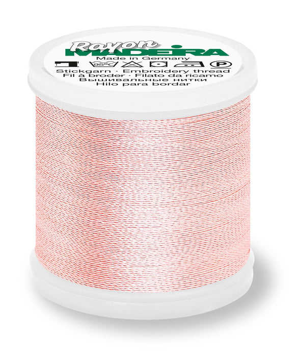 Madeira Rayon 40 | Machine Embroidery Thread | 220 Yards | 9840-1019 | Peach