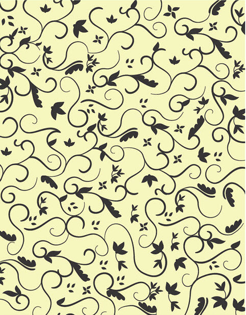 Quick Stitch Embroidery Paper: Leaf Swirl