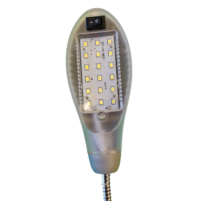 Work Light Sewing Lamp Magnetic Base Elastic GooseNeck 30 LED UV US Plug  BUN