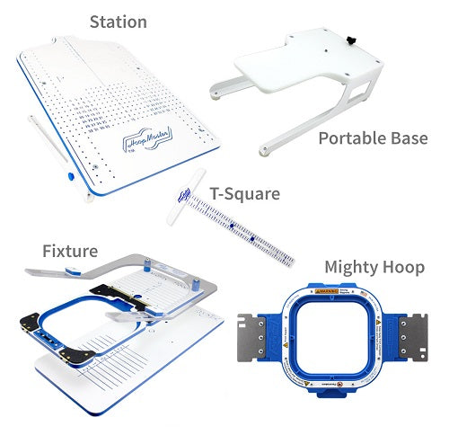 HoopMaster 5.5" Mighty Hoop Starter Kit: For All Brother PR6xx/PR1xxx & Baby Lock Professional 6 & 10 Needle Machines