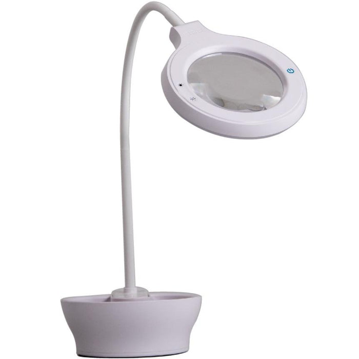 Mighty Bright LED Table Craft Magnifier Task Light  w/ Pincushion Base
