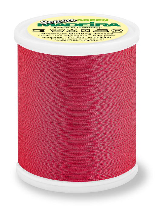 Madeira Sensa Green 40 | Quilting and Machine Embroidery Thread | 1100 Yards | 9390-281 | Raspberry