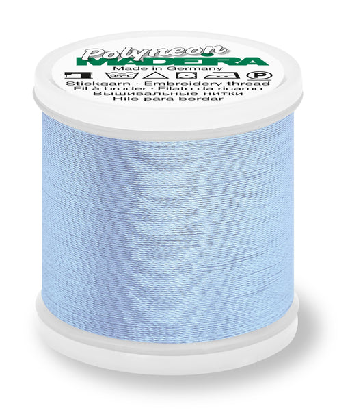 Madeira Polyneon 40 | Machine Embroidery Thread | 440 Yards | 9845-1874 | Lake Blue