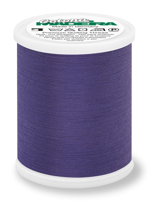 Madeira Cotona 50 | Cotton Machine Quilting & Embroidery Thread | 1100 Yards | 9350-645 | Dark Purple
