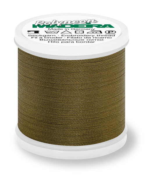 Madeira Polyneon 40 | Machine Embroidery Thread | 440 Yards | 9845-1757 | Moss