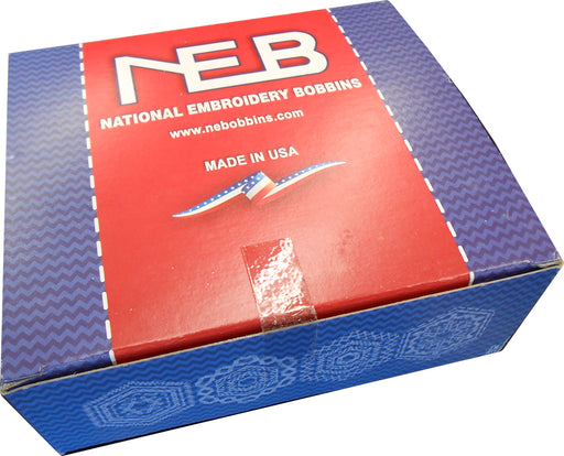 NEB National Embroidery Bobbins - Size L - Plastic Sided