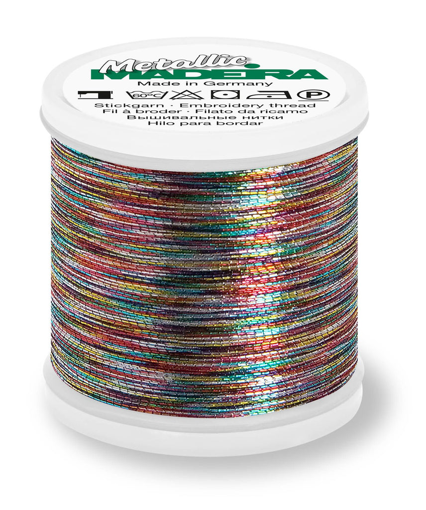 Madeira Reflective Embroidery Thread - Silver