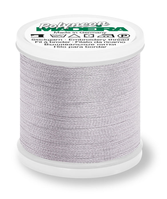 Madeira Polyneon 40 | Machine Embroidery Thread | 440 Yards | 9845-1886 | Chrome